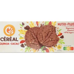 New 12x Koekjes Quinoa Cacao 132 gr Koek