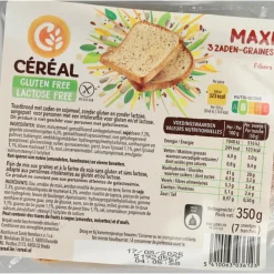 6x Maxi Brood 3 Zaden Glutenvrij En Lactosevrij 350 gr^Céréal Sale