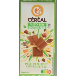 Chocolade<Céréal 10x Melkchocolade Tablet met Hazelnoot 100 gr