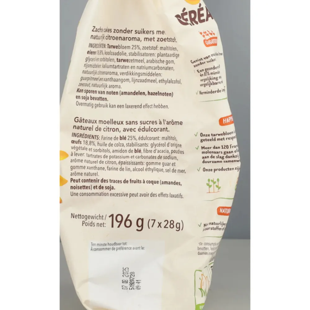 3x Mini Cakes Citroen 196 gr^Céréal New