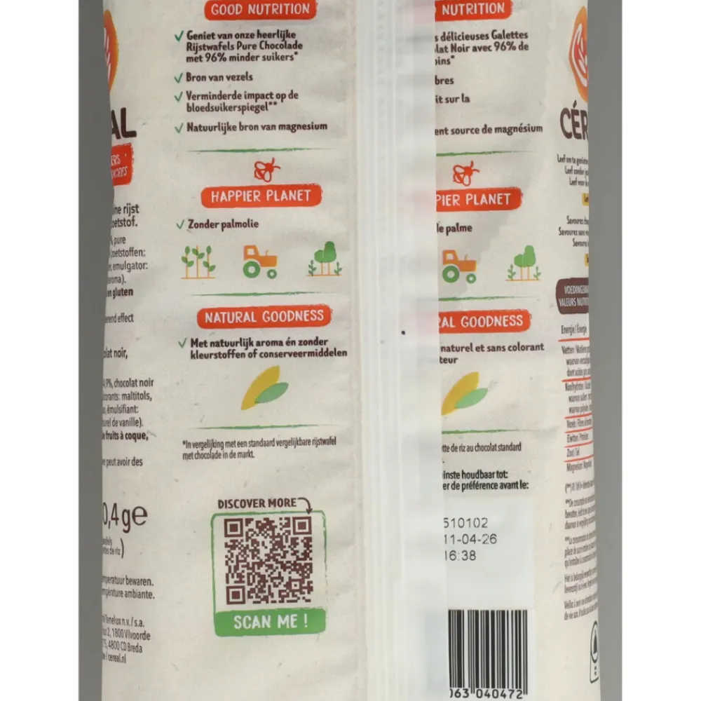 New 3x Rijstwafels Puur 130 gr Brood & Crackers