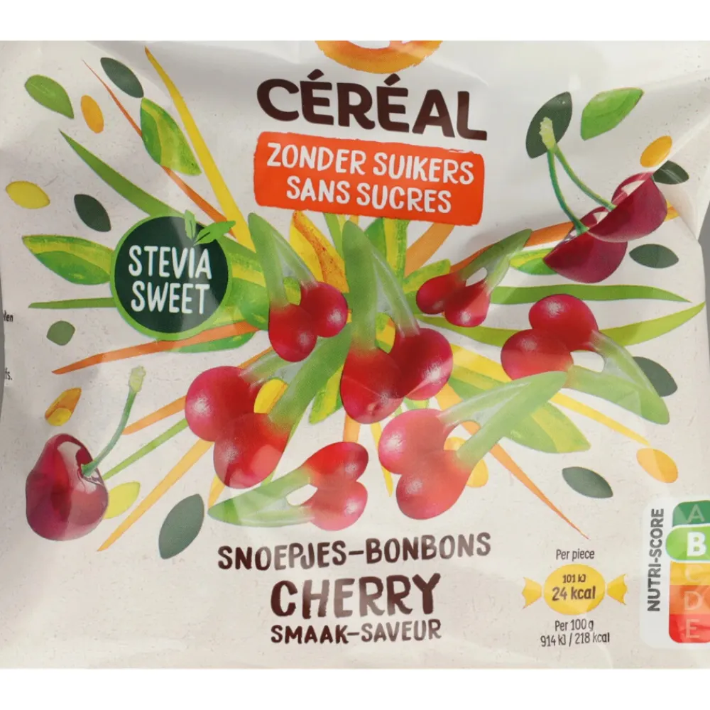 Snoep<Céréal 3x Snoepjes Kers 120 gr
