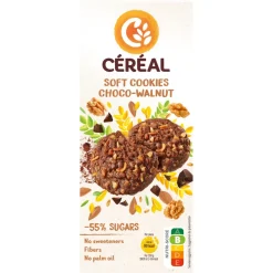 3x Soft Cookies Choco-Walnut 138 gr^Céréal Outlet