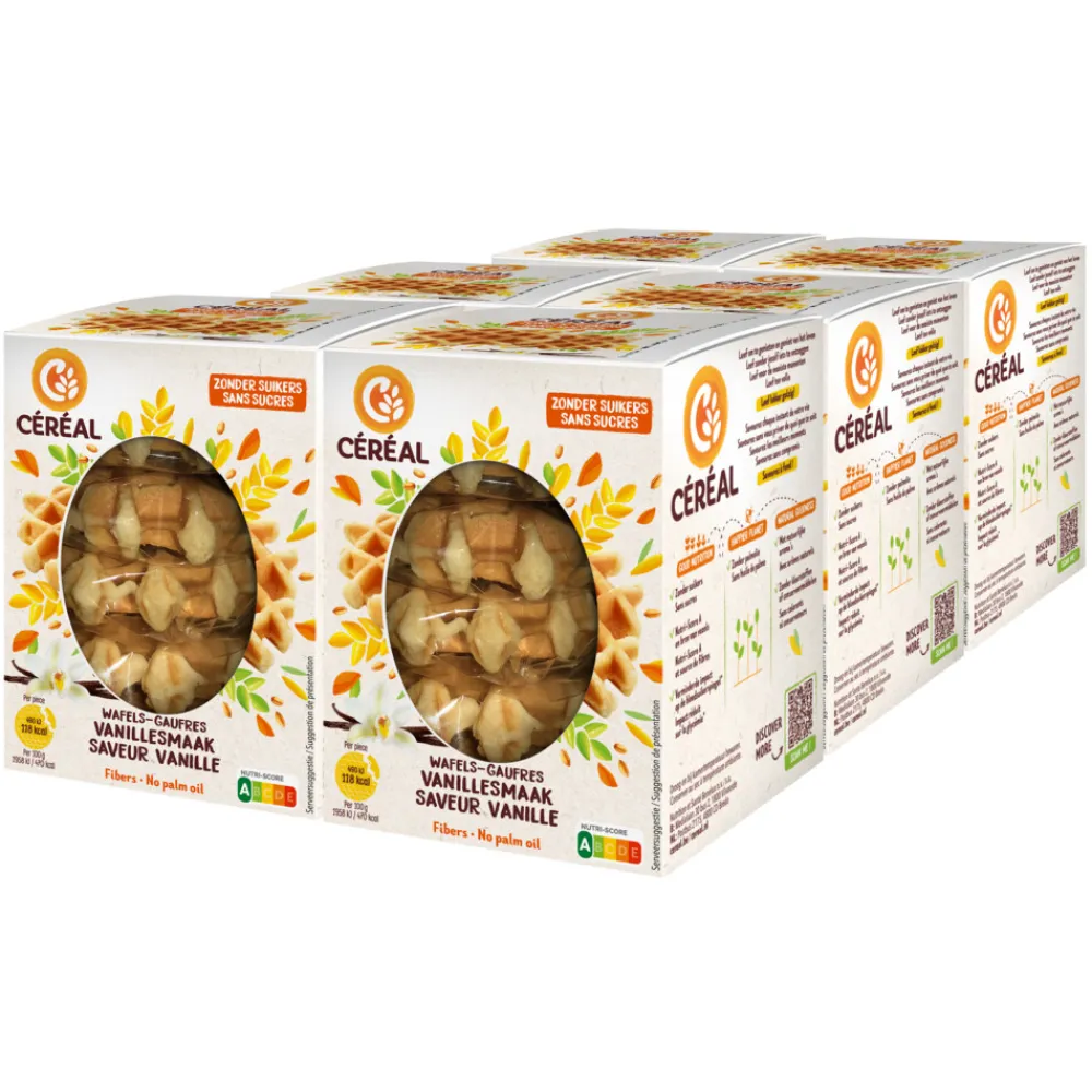 6x Wafels Vanille 150 gr^Céréal Clearance