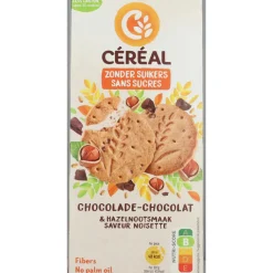 Hot 3x Zandkoek Hazelnoot Chocolade 132 gr Koek