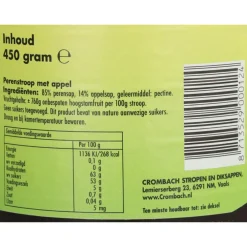 Beleg<Crombach 3x Perenstroop 450 gr