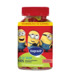 2x Kids-Xtra Vitaminions Multivitaminen 6-12 jaar 120 gummies^Dagravit Hot