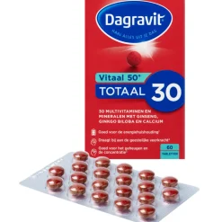 Online 2x Totaal 30 Vitaal 50+ 60 tabletten Vitaminen 50+