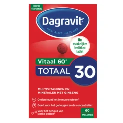 Vitaminen 50+<Dagravit 2x Vitaal 60+ Multivitaminen 60 tabletten