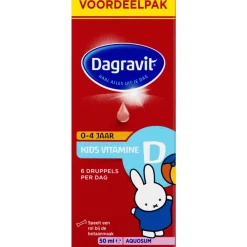 Vitaminen & Supplementen|Vitaminen<Dagravit 2x Vitamine D Aquosum Druppels Kids 50 ml