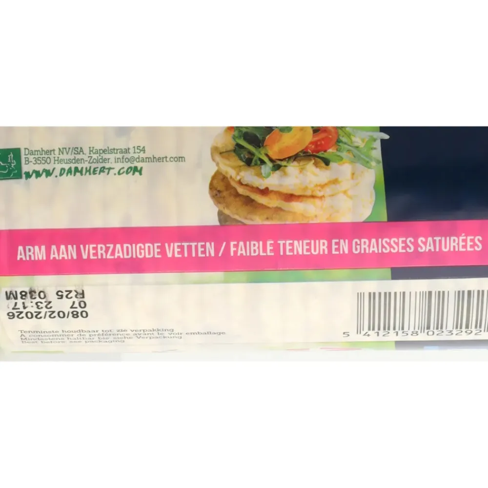 Snacks|Brood & Crackers<Damhert 3x Biofood Maiswafels Met Lijnzaad BIO 150 gr