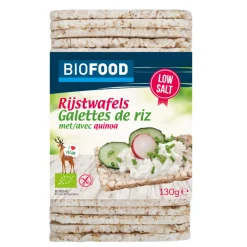 Snacks|Brood & Crackers<Damhert 3x Biofood Maiswafels Quinoa Biologisch 130 gr