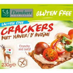 3x Crackers Haver Glutenvrij Lactosevrij 230 gr^Damhert Outlet