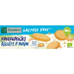 Koek|Superfoods<Damhert 3x Haverkoekjes Biologisch Lactosevrij 110 gr
