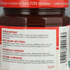 3x Puur Fruit Confiture Aardbei 315 gr^Damhert Best