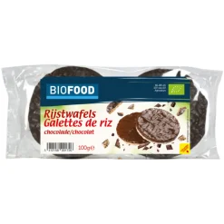 Snacks|Brood & Crackers<Damhert 3x Rijstwafel Chocolade BIO 100 gr