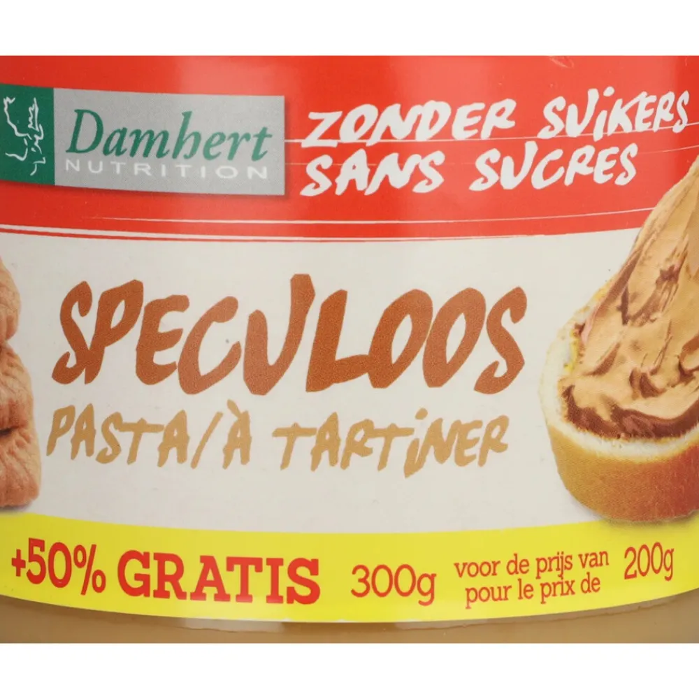 Best 3x Speculoos Pasta Suikervrij 200 gr Beleg