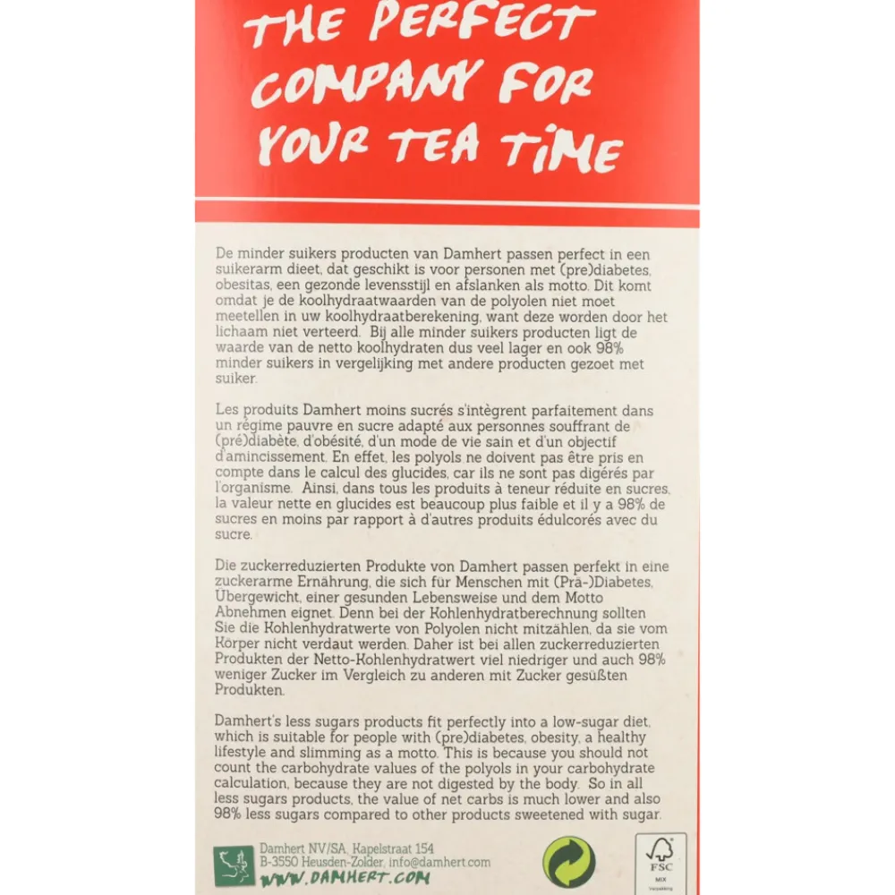 3x Tag Sprits Koek Choco 120 gr^Damhert New