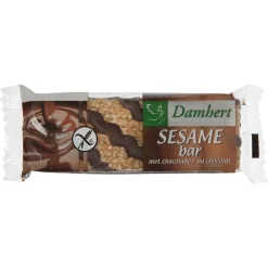 3x Traditional Sesambar Chocolade Glutenvrij 45 gr^Damhert Best