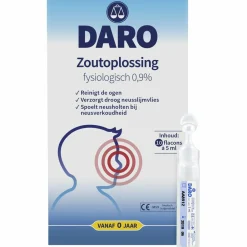 Gezondheidsproducten|Luchtwegen & Keel<Daro 3x Fysiologische Zoutoplossing 10 stuks