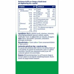 New 2x Actifit 50+ Omega-3 Visolie 90 capsules Mineralen