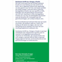 Mineralen<Davitamon 2x Actifit 65+ Omega-3 Visolie 80 capsules