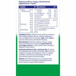 Mineralen<Davitamon 2x Actifit 65+ Omega-3 Visolie 80 capsules