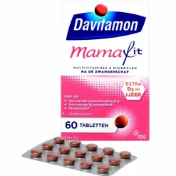 Mineralen<Davitamon 2x Compleet Mama Fit 60 tabletten