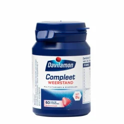 Sale 2x Compleet Weerstand Kauwvitamines Aardbei 60 kauwtabletten Multi Vitaminen En Mineralen