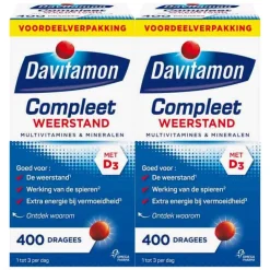 2x Compleet Weerstand 400 stuks^Davitamon New