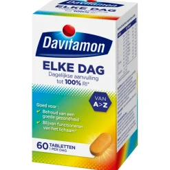 4x Elke Dag 60 tabletten^Davitamon New