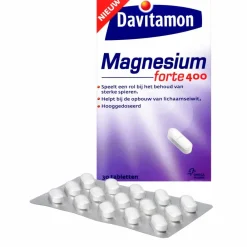 2x Magnesium 400 mg 30 tabletten^Davitamon Sale