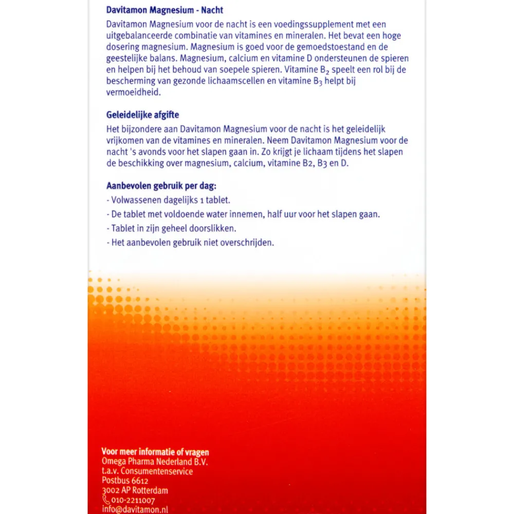 Online 2x Magnesium Voor de Nacht 30 tabletten Mineralen