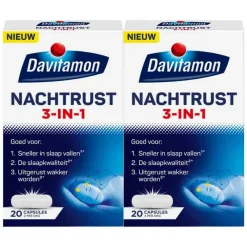 Clearance 2x Nachtrust 3-in-1 20 capsules Rustgevend & Slapen