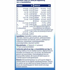 Online 2x Tiener 12+ Aardbei 60 kauwtabletten Vitaminen Kind|Multi Vitaminen En Mineralen
