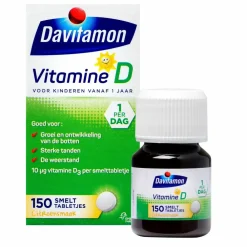 2x Vitamine D Kind 150 smelttabletten^Davitamon Online