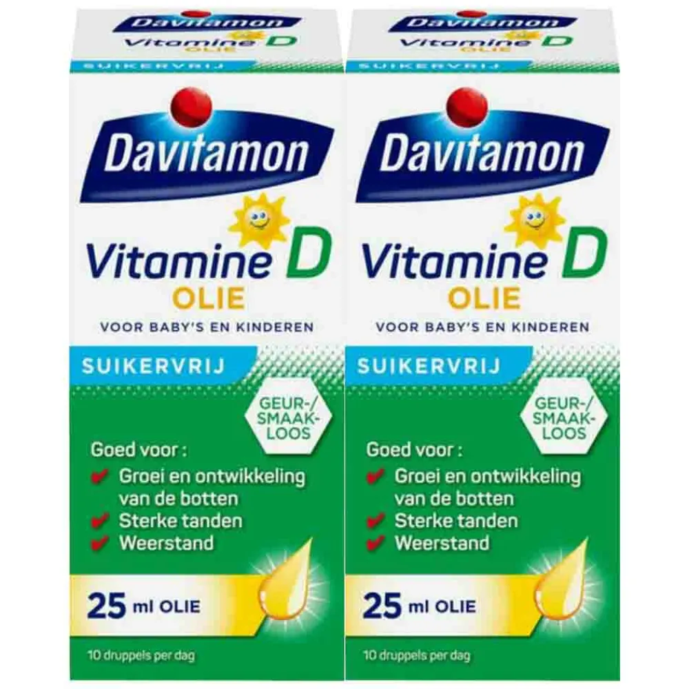 Clearance 2x Vitamine D Olie 25 ml Vitaminen & Supplementen|Vitaminen