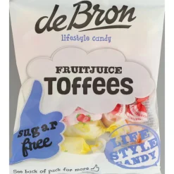 3x Suikervrije Fruittoffee 90 gr^De bron Online