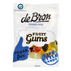Snoep<De bron 3x Suikervrije Fruit Gums 100 gr
