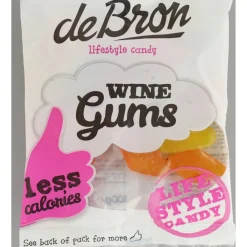 3x Suikervrije Wine Gums 100 gr^De bron Best