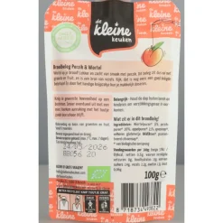 Online 6x Bio Broodbeleg Perzik & Wortel 100 gr Baby & Peutervoeding|Beleg