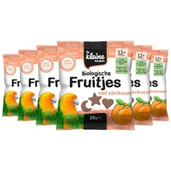 Baby & Peutervoeding<de Kleine Keuken 6x Bio Fruitjes met Abrikozen 20 gr