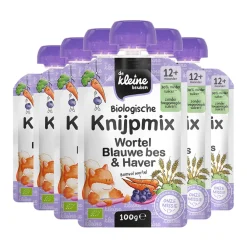 6x Bio Knijpmix 12+m Wortel Blauwe bes Haver 100 gr^de Kleine Keuken Sale