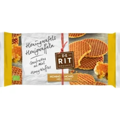 Outlet 3x Honingwafels Bio 175 gr Koek