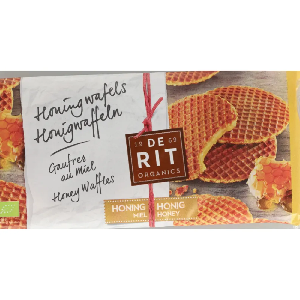 Koek<De Rit 12x Honingwafels Bio 175 gr