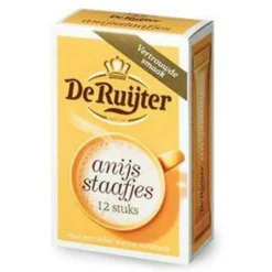 Beleg|Melkvervangers<De ruyter 3x Anijsstaafjes 12 stuks