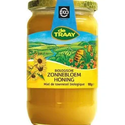 3x Honing Zonnebloem Bio 900 gr Siropen & Zoetstoffen