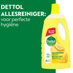 Allesreiniger<Dettol 4x Allesreiniger Power & Fresh Citroen & Limoen 1 liter
