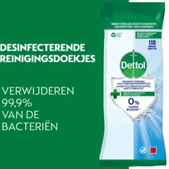 3x Desinfecterende Reinigingsdoekjes Cleanser 110 stuks^Dettol Clearance