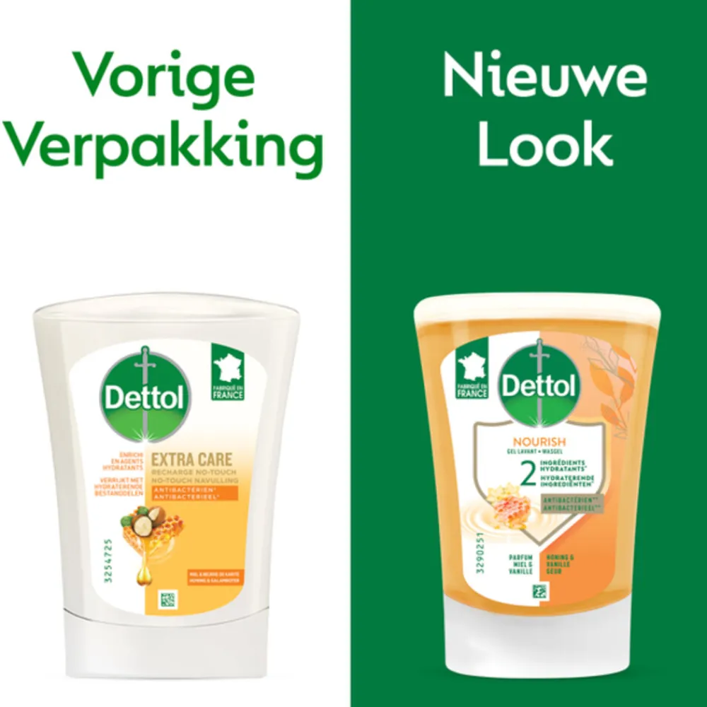 Hot 3x No-Touch Handzeep Refill Extra Care Honey & Sheabutter 250 ml Handverzorging
